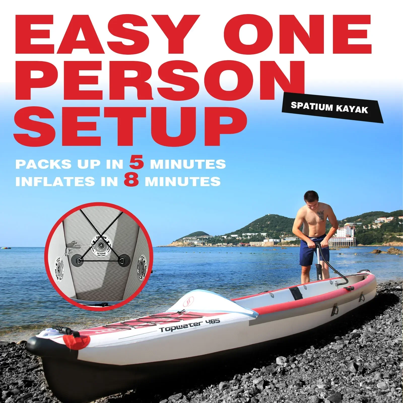 Spatium opblaasbare kajak van  - Fishing Boat Seat recensie en prijs