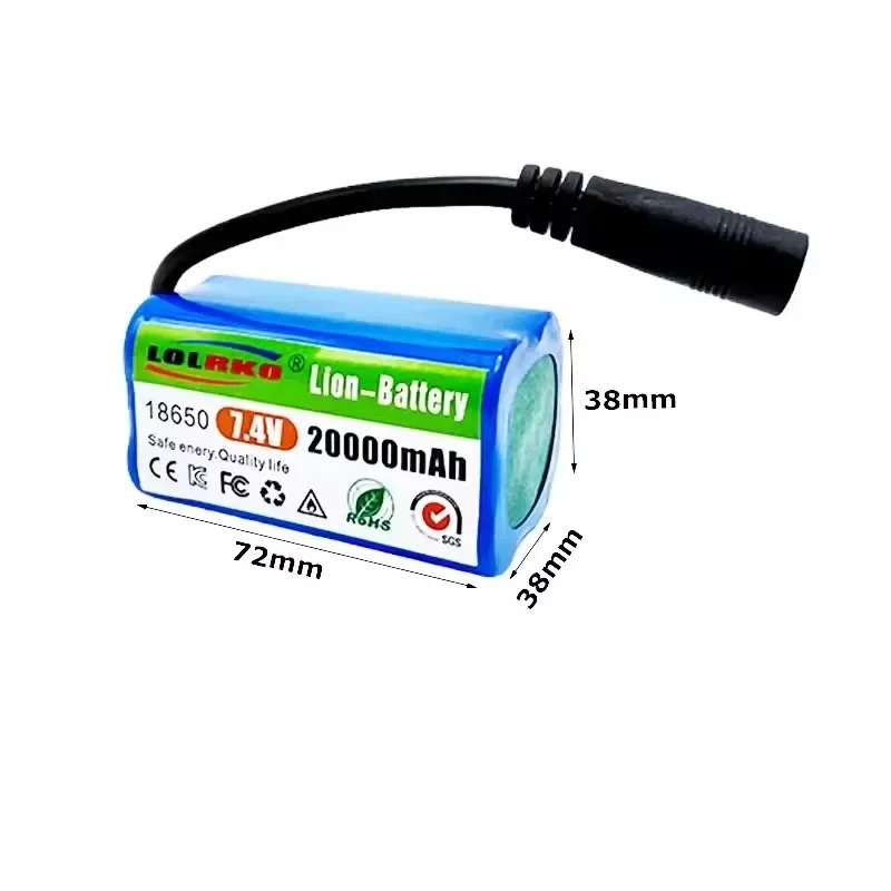 7.4V 2S2P 20000mAh Batterij Vo - Fishing Boat Gps recensie en prijs