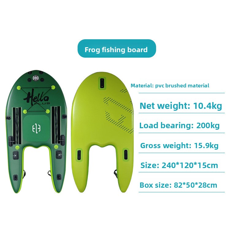 Kikker PVC visplank opblaasbaa - Fishing Boat Paddle recensie en prijs