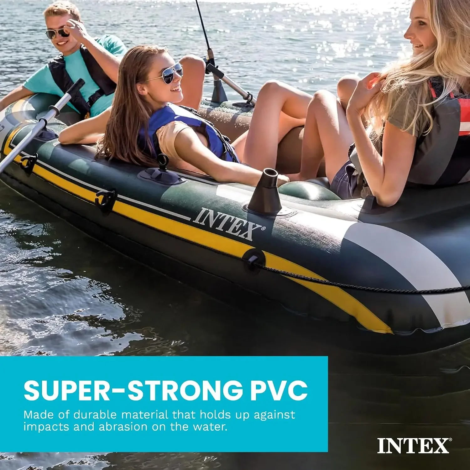 INTEX 66332EP Seahawk 2 opblaa - Fishing Boat Aluminum recensie en prijs