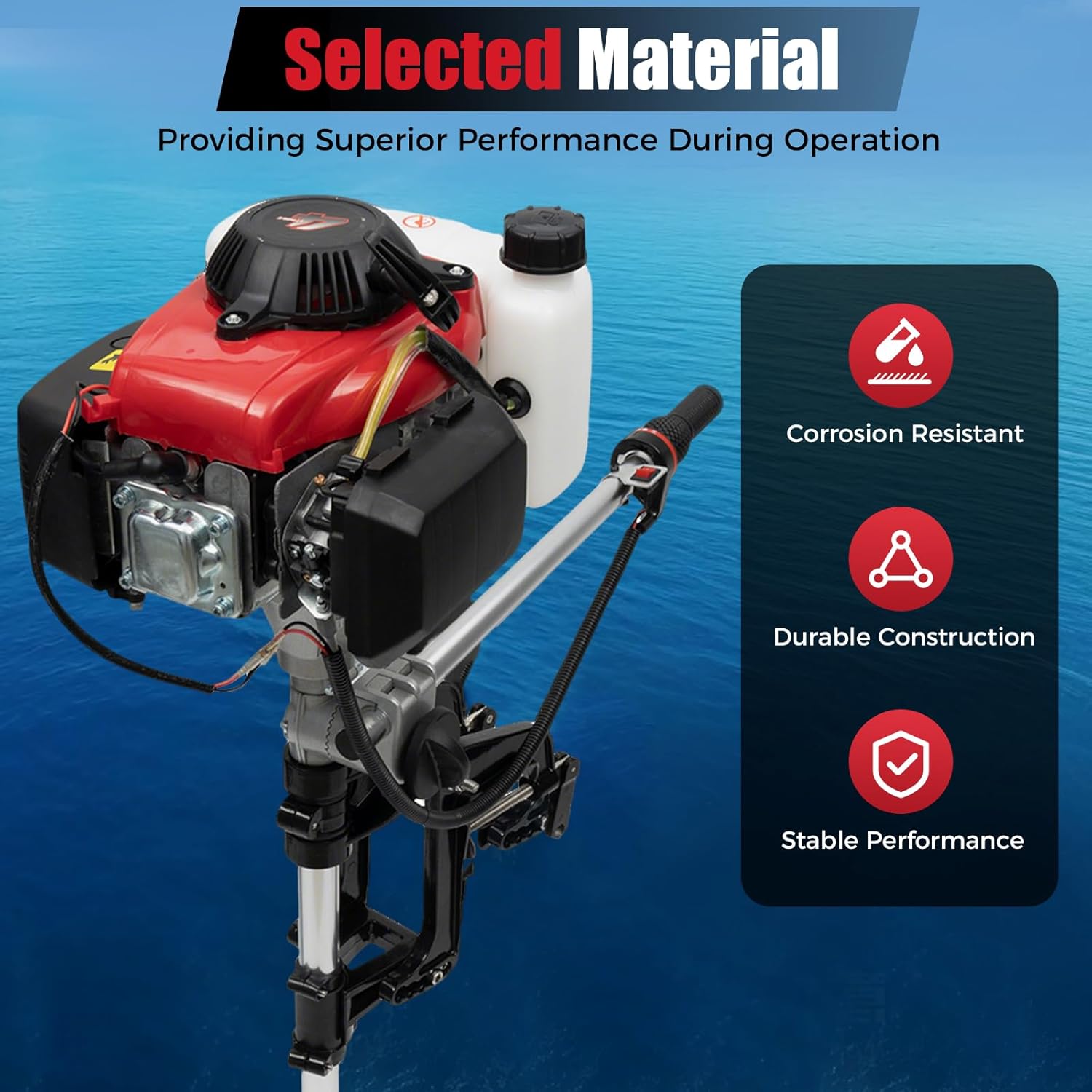 4HP buitenboordmotor, 4-takt,  - Fishing Boat Outboard Motor recensie en prijs