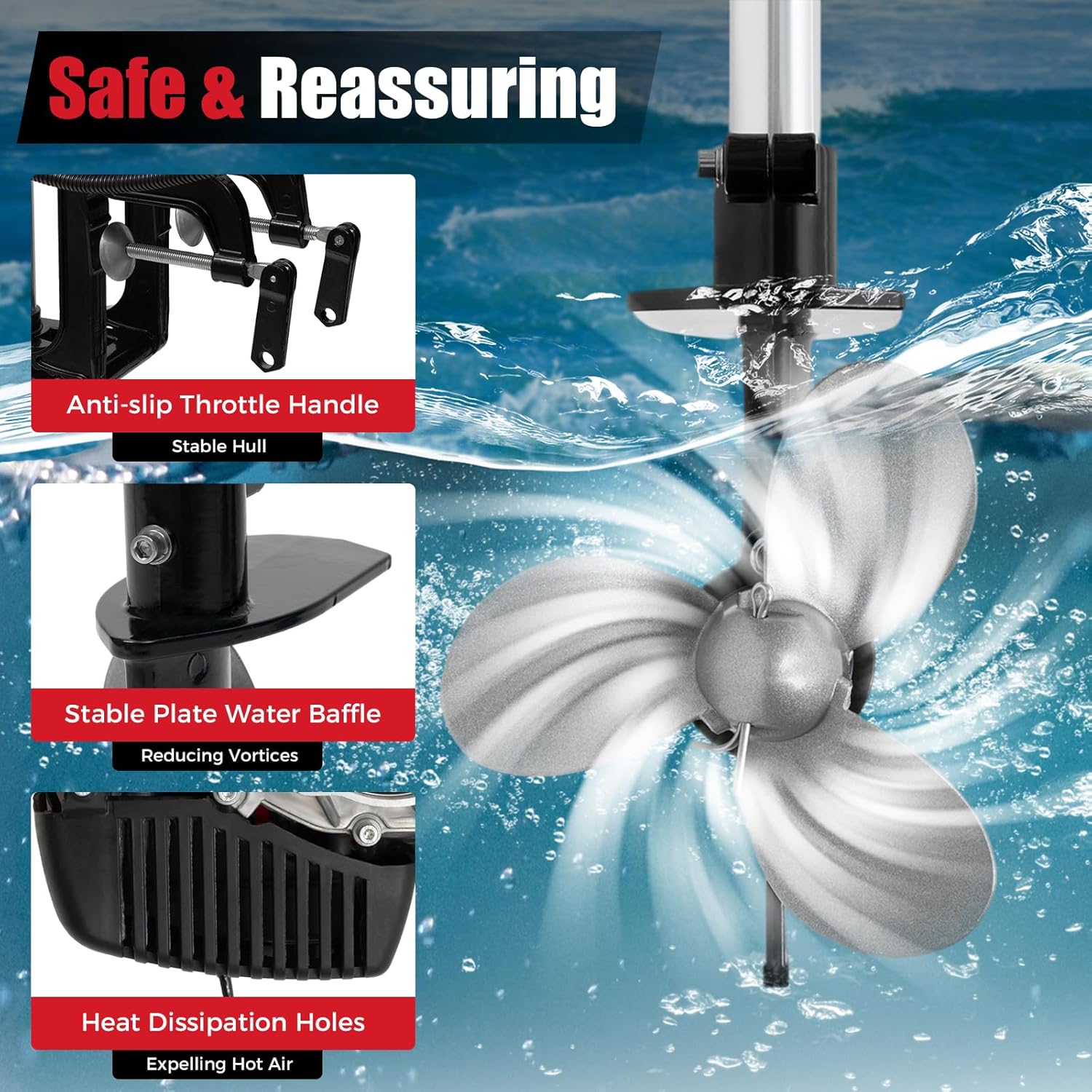 4HP buitenboordmotor, 4-takt,  - Fishing Boat Outboard Motor recensie en prijs