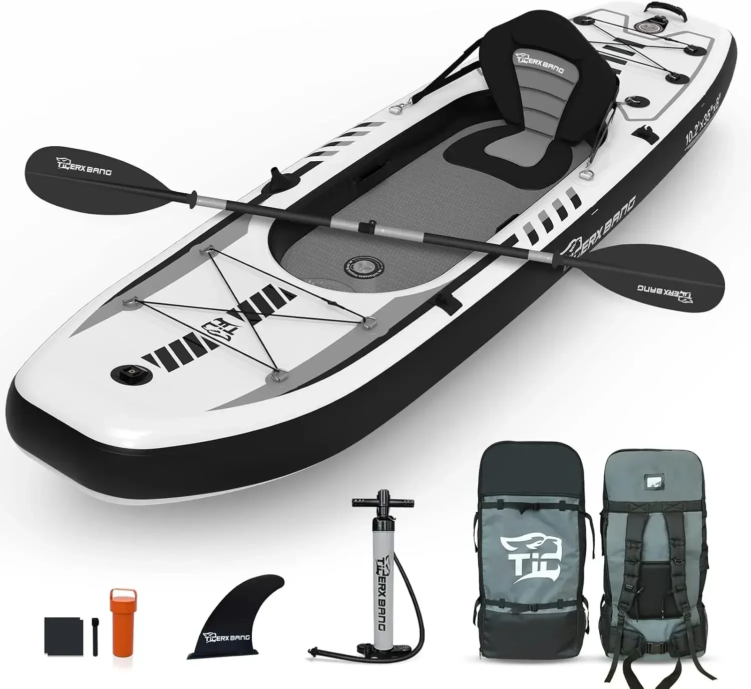 TIGERXBANG 10,2'x35''x8'' opbl - Fishing Boat Seat recensie en prijs